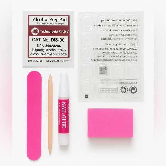 7 Piece Press-On Nails Kit Handmade Hello Kitty - Picture 4 of 4